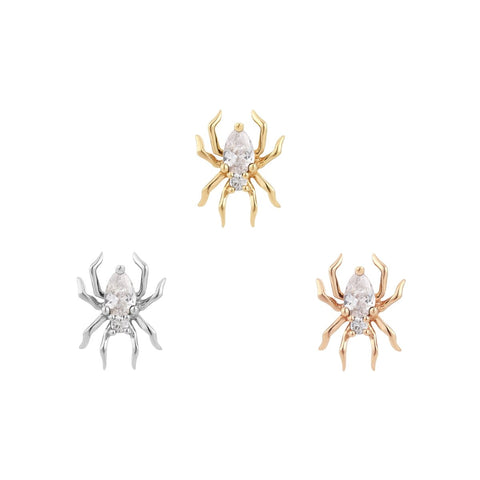 Buddha Jewelry Arachne Threadless End with CZ - Carribbean Connection