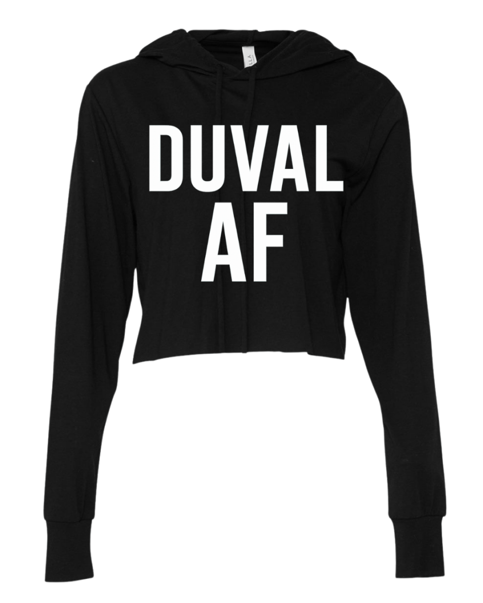 Duval AF- Cropped Thin Hoodie– Carribbean Connection