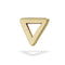 14kt Gold Open Triangle Threadless Top - Carribbean Connection