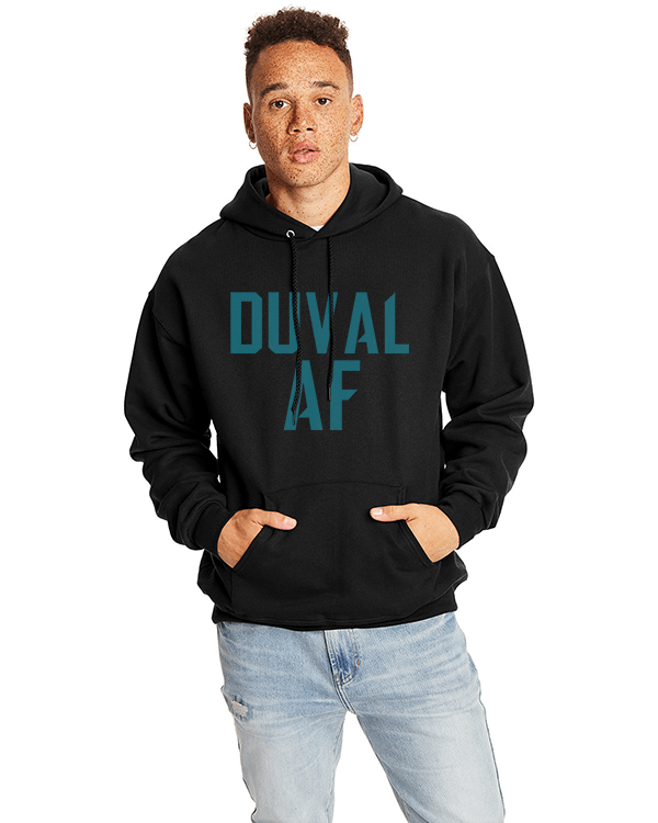 Duval AF Hoodie Black/Teal– Carribbean Connection