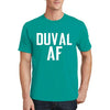 Duval AF Tee Teal/White - Carribbean Connection