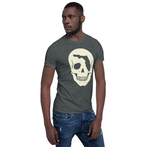 FL Skull (Bone) T-Shirt - Carribbean Connection