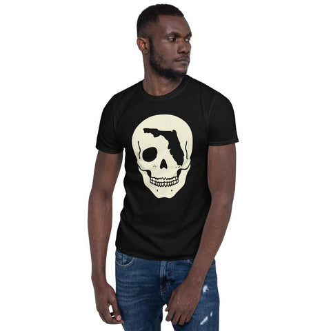 FL Skull (Bone) T-Shirt - Carribbean Connection