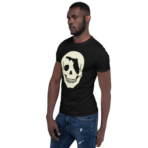 FL Skull (Bone) T-Shirt - Carribbean Connection