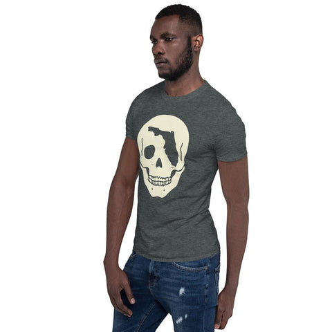 FL Skull (Bone) T-Shirt - Carribbean Connection