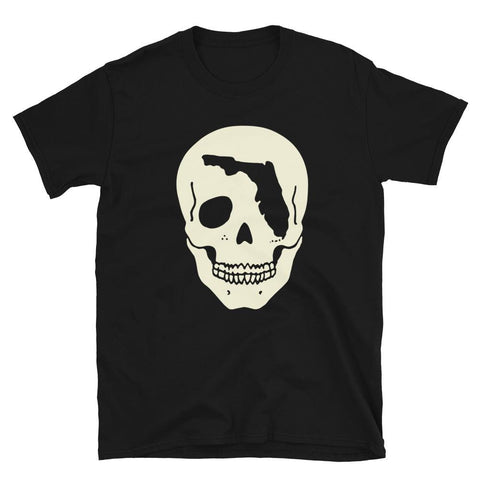 FL Skull (Bone) T-Shirt - Carribbean Connection