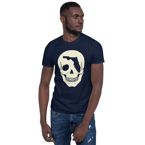 FL Skull (Bone) T-Shirt - Carribbean Connection
