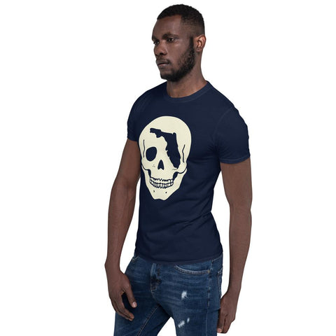 FL Skull (Bone) T-Shirt - Carribbean Connection
