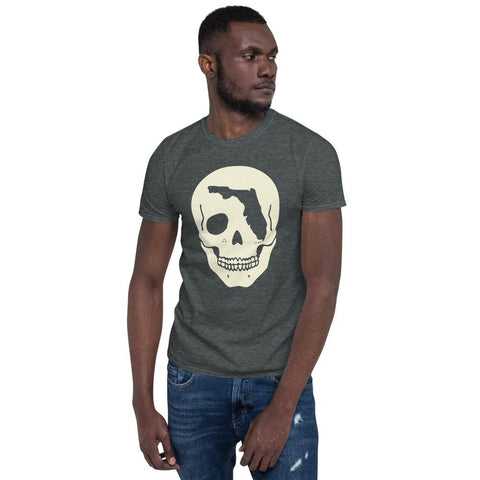 FL Skull (Bone) T-Shirt - Carribbean Connection
