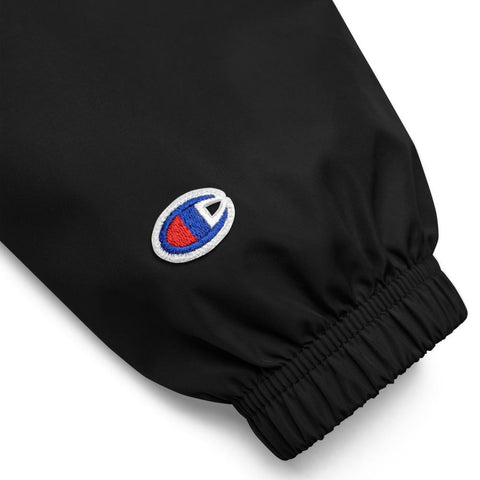 FL Skull Embroidered Champion Packable Jacket - Carribbean Connection