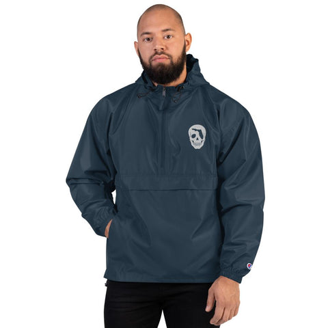 FL Skull Embroidered Champion Packable Jacket - Carribbean Connection