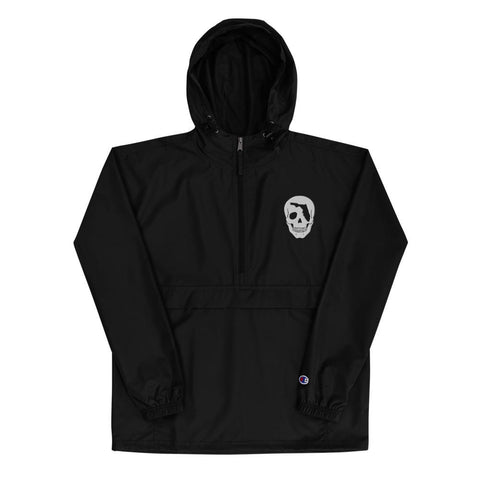 FL Skull Embroidered Champion Packable Jacket - Carribbean Connection