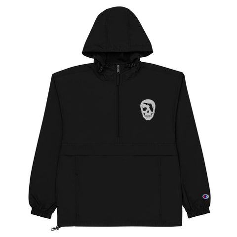 FL Skull Embroidered Champion Packable Jacket - Carribbean Connection