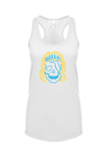 Trevor Florida Skull Racer Women's Tank - White - Carribbean Connection